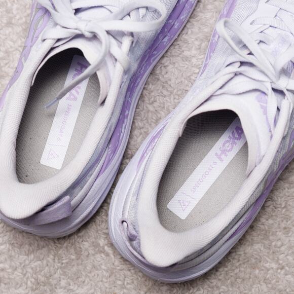 Hoka One One Speedgoat 6 Purple Starlight Glow Trail Running Shoes Womens 9.5 - Picture 11 of 16